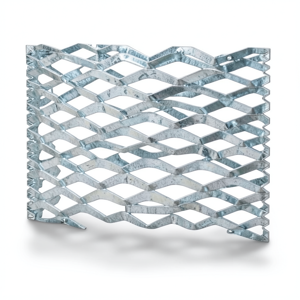 Galvanized Steel Expanded Metal Mesh Thickness 3.8 mm Width 2.44 m Length 6 m