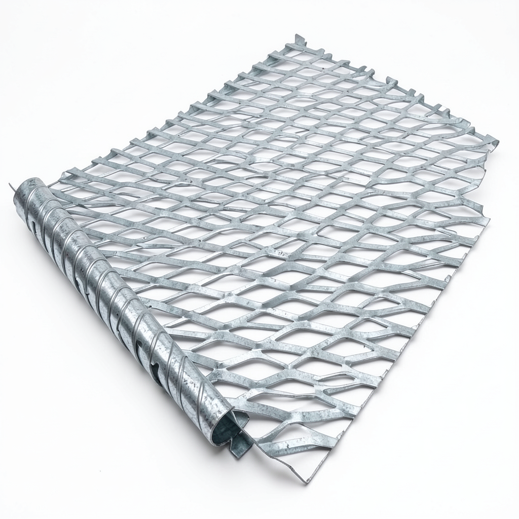 Galvanized Steel Expanded Metal Mesh Thickness 5.8 mm Width 2.44 M Length 7 meter