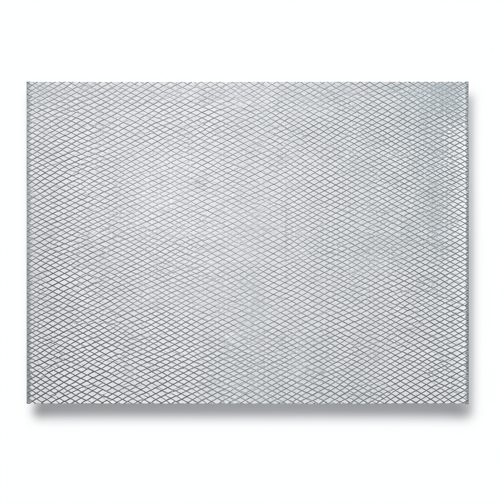 Galvanized Steel Expanded Metal Mesh Thickness 4.8 mm Width 2.44 M Length 1 M