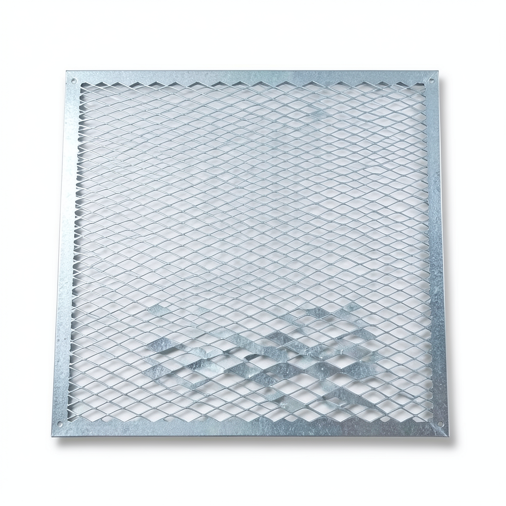 Galvanized Steel Expanded Metal Mesh Thickness 6 mm Width 2.44 m Length 1 m