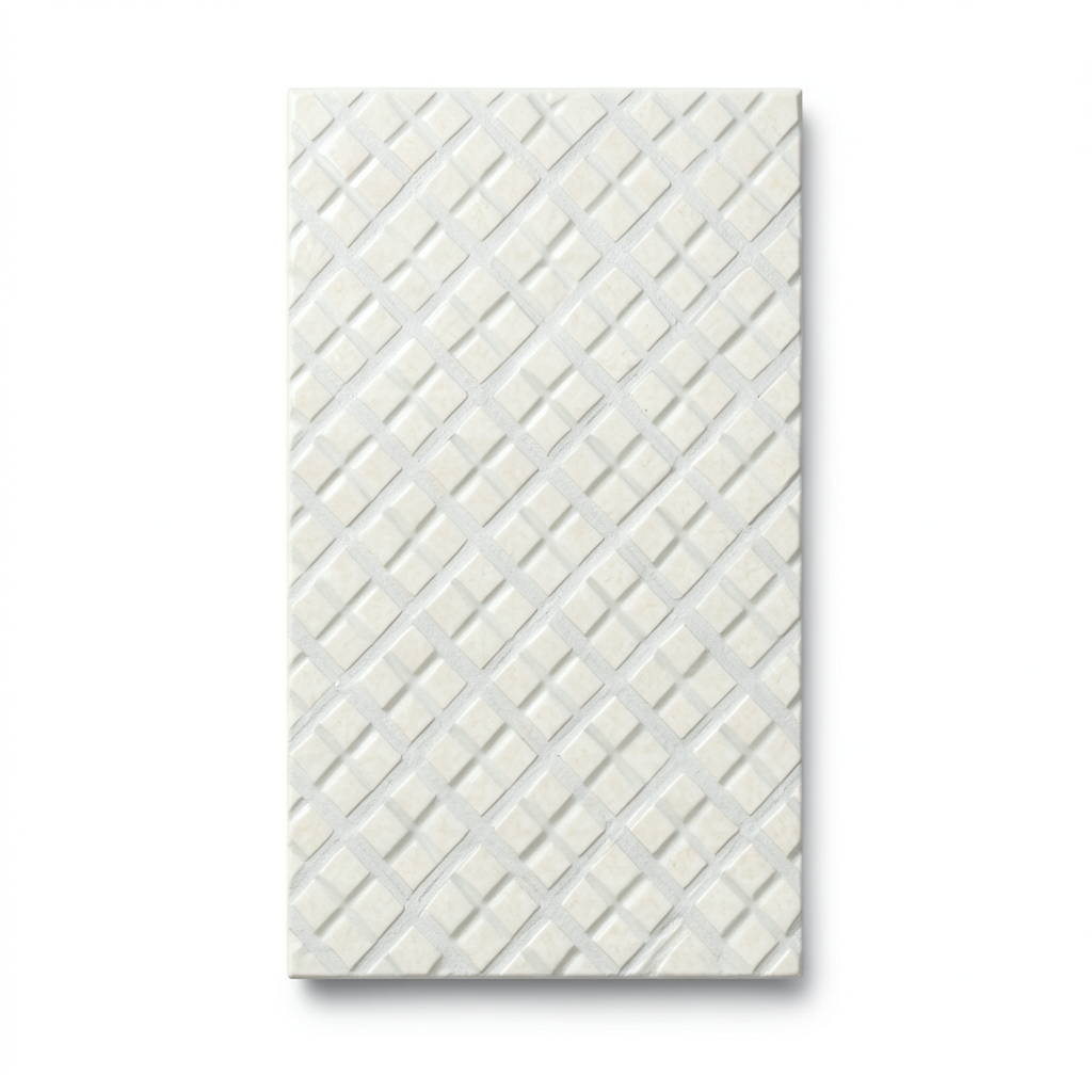بلاط حوائط سيراميك انسيرت عاج 20×43 سم، مستطيل، موديل لوفت