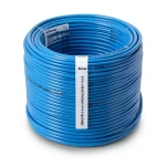 سلك نحاس مصمت احادى النواة معزول PVC 70º الفنار 4 مم² 450/750 فولت 300 قدم أزرق | شركة الفنار