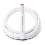 كابل نحاس مجدول احادى النواة معزول PVC 70º شركة الفنار مقاس 2.5 مم² قطر 3.6 مم 450/750 فولت طول 300 قدم لون أبيض
