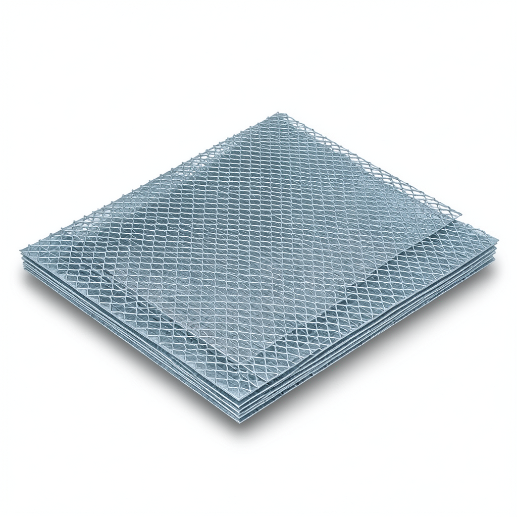 Galvanized Steel Expanded Metal Mesh Thickness 5.8 mm Width 2.44 M Length 3 meter