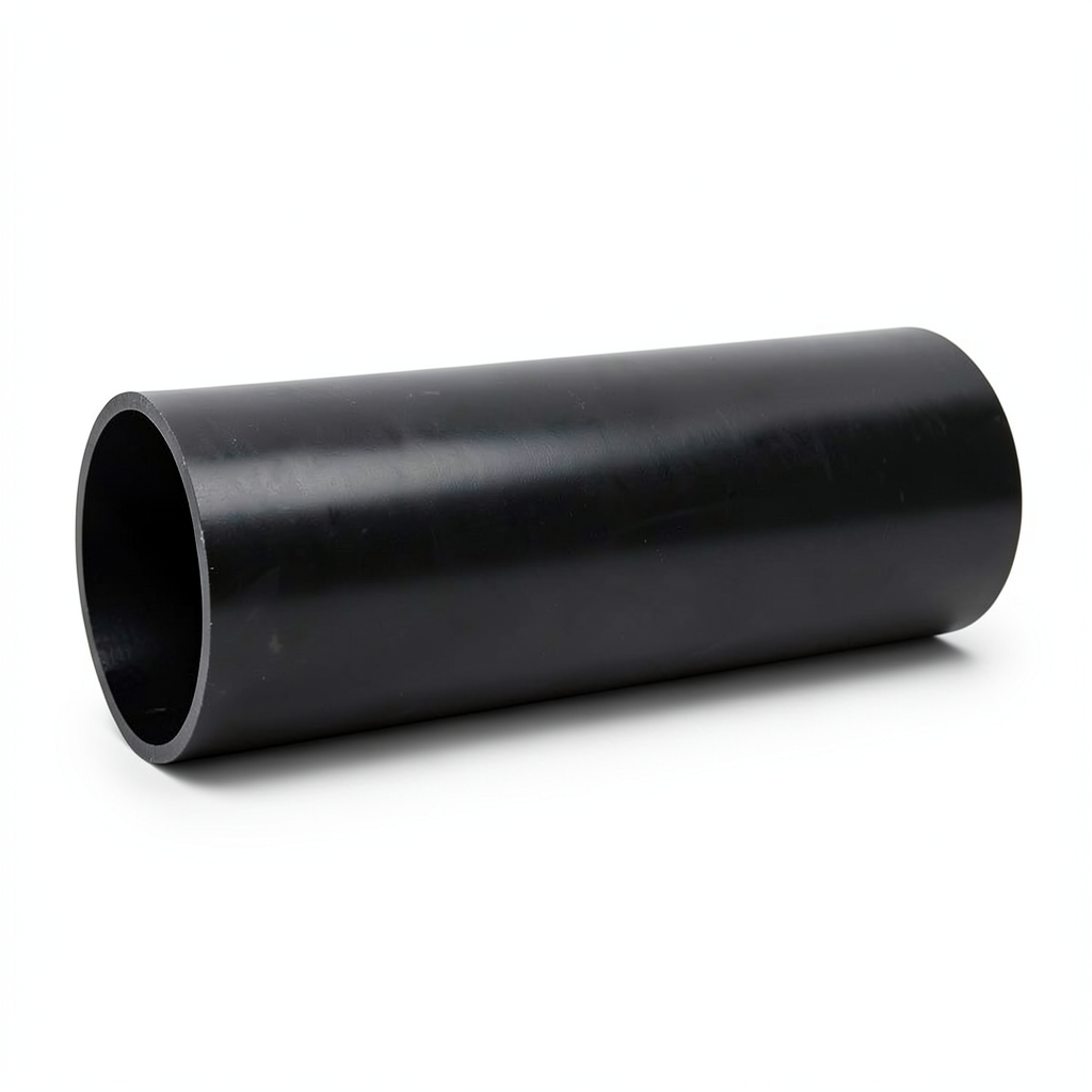 High Density Polyethylene Pipe PN 16 Bar PE 80 400 mm OD 36.3 mm Thickness Black