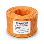 2/0 AWG 1C Stranded Copper Wire 1000V PVC Insulation +105°C Orange 500ft | Asharqiyah Cables Company for Industry