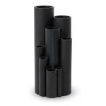 أنابيب HDPE ضغط 10 بار PE 100، مقاس 315 مم، سماكة 18.7 مم، لون أسود