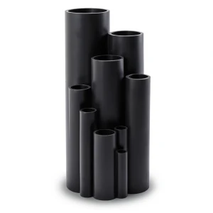 أنابيب بلاستيك HDPE ضغط 10 بار PE 100 مقاس 355 مم سماكة 21.2 مم لون أسود | المنار