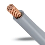 Stranded Copper Electric Wire 95mm2, 450/750V PVC Insulation, Gray