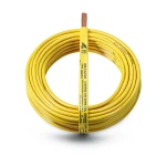 سلك نحاس شعر CU/PVC مقاس 240 ملم²، 450/750 فولت، أصفر | شركة كابلات جدة