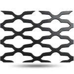 Hot Rolled Expanded Mesh Mozakhraf Shape Thickness 1.4 mm Size 2.44×3 M
