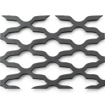 Hot Rolled Expanded Metal Mesh 1.4 mm Wire Diameter, 2.44 M Width, 7 M Length, Mozakhraf Design