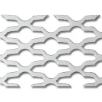Hot Rolled Expanded Metal Sheet Flattened 1.4 mm Thickness, 1.22 M Width, 6 M Length, Mozakhraf Shape