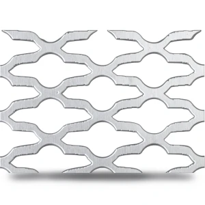 Hot Rolled Expanded Metal Mozakhraf Design 1.5 mm Thickness 2.44 M Width 1 M Length