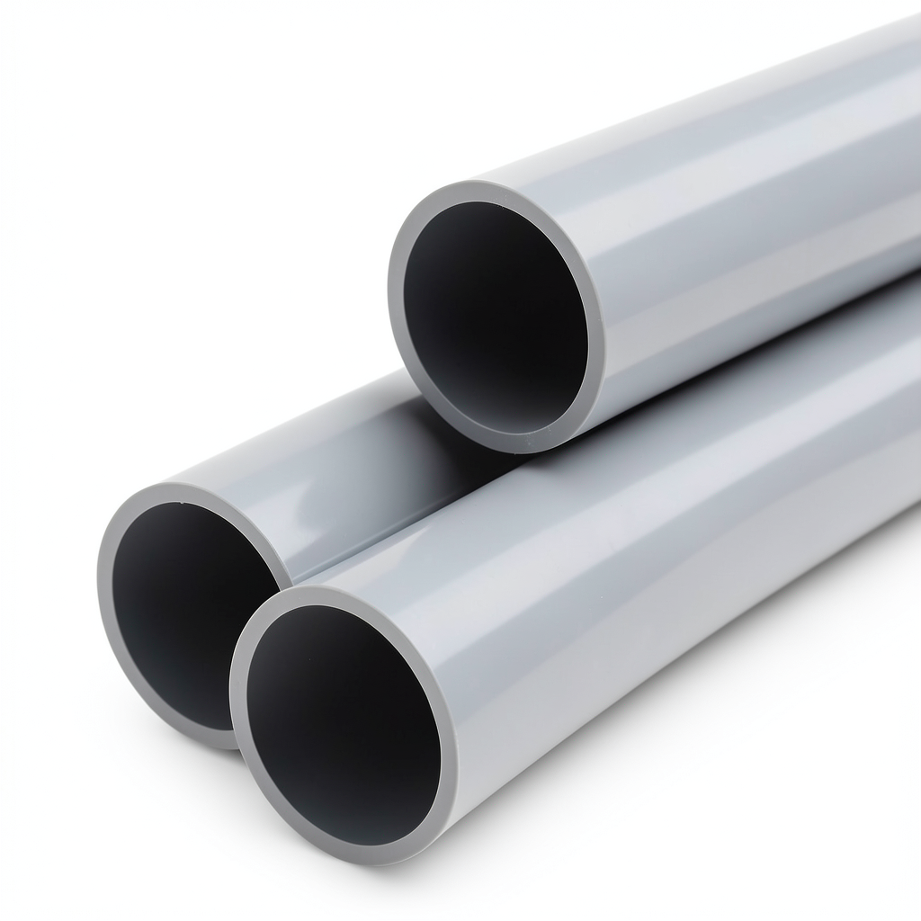 UPVC Pipe Size 75 mm Thickness 1.8 mm Gray Color