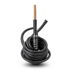 سلك 1.5mm نحاس شعر مرن CU/PVC، جهد 450/750 فولت، لون أسود | شركة كابلات جدة