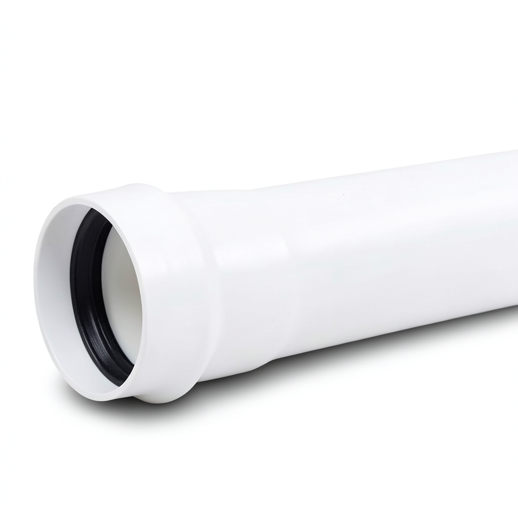 أنابيب بلاستيك UPVC كلاس 4 ضغط 10 بار، مقاس 32 مم، سماكة 1.8 مم، لون أبيض