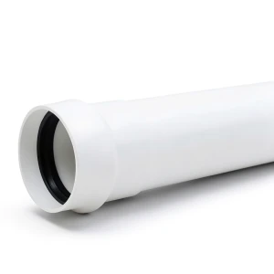 UPVC Plastic Pipe PN 10 Bar Class 4, Thickness 1.9 mm, Size 40 mm, White Color
