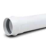 انابيب بلاستيك UPVC مقاس 50 مم، سماكة 2.4 مم، ضغط 10 بار كلاس 4، لون ابيض