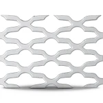 Hot Rolled Expanded Metal Mesh 1.4 mm Wire Diameter, 2.44 M Width, 7 M Length, Mozakhraf Design