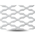 Hot Rolled Expanded Metal 1.4 mm Wire Diameter 1.22 M Width 7 M Length, Mozakhraf Design