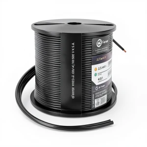 Copper Flexible Electric Wire 2.5mm² 450/750V PVC Insulation Black | Al Fanar