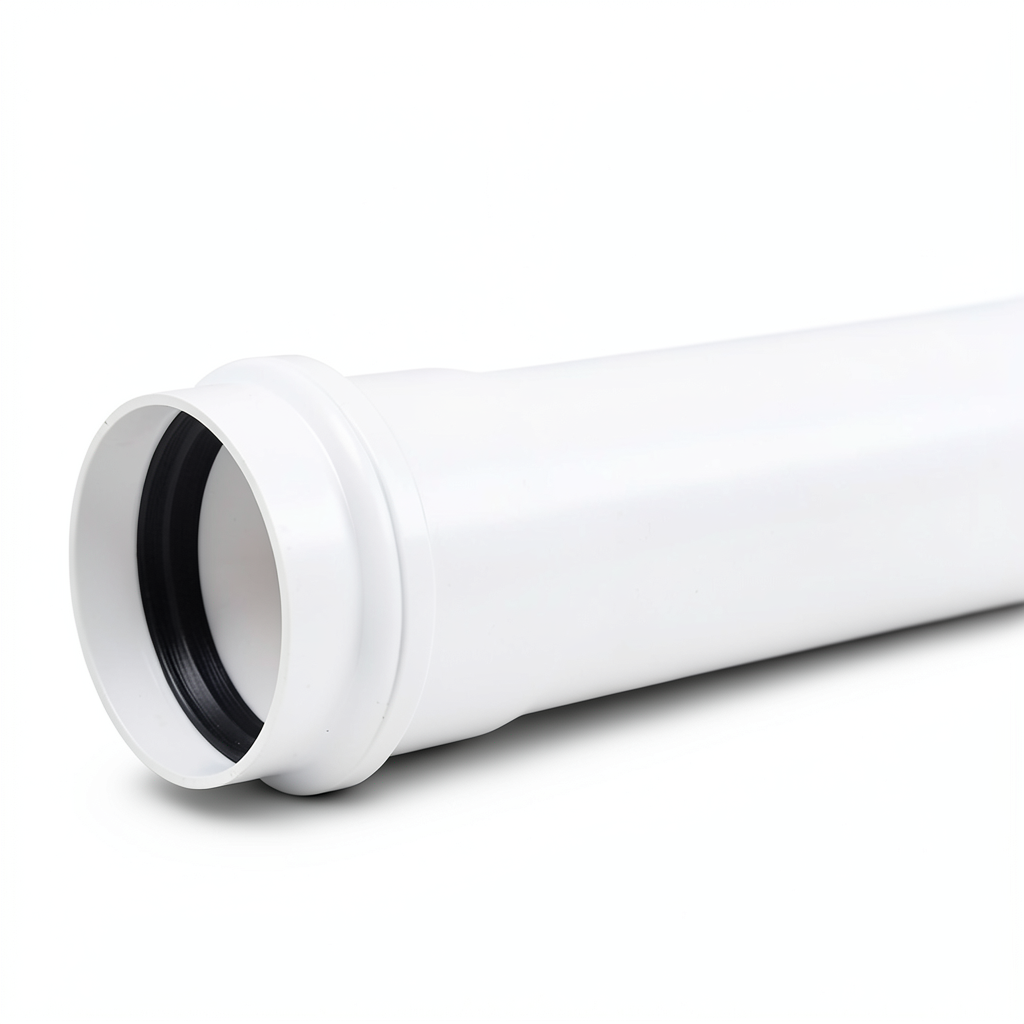 أنابيب UPVC ضغط 4 بار كلاس 2، مقاس 140 مم، سماكة 2.8 مم، لون أبيض