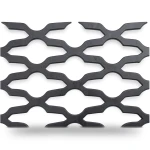 Hot Rolled Expanded Metal 1.5 mm Thickness, 1.22 M Width, 1 M Length, Mozakhraf Design