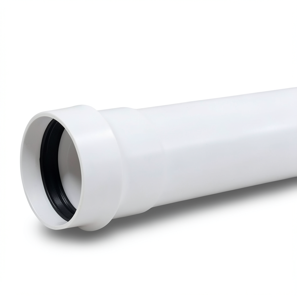 أنابيب UPVC ضغط 6 بار كلاس 3، مقاس 250 مم، تخانة 7.3 ملم، لون أبيض