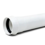 أنابيب بلاستيك UPVC ضغط 4 بار كلاس 2، قطر خارجي 250 مم، سمك 4.9 مم، لون أبيض