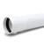 UPVC Plastic Pipe PN 4 Bar Class 2, OD 225 mm, Thickness 4.5 mm, White - Image 1
