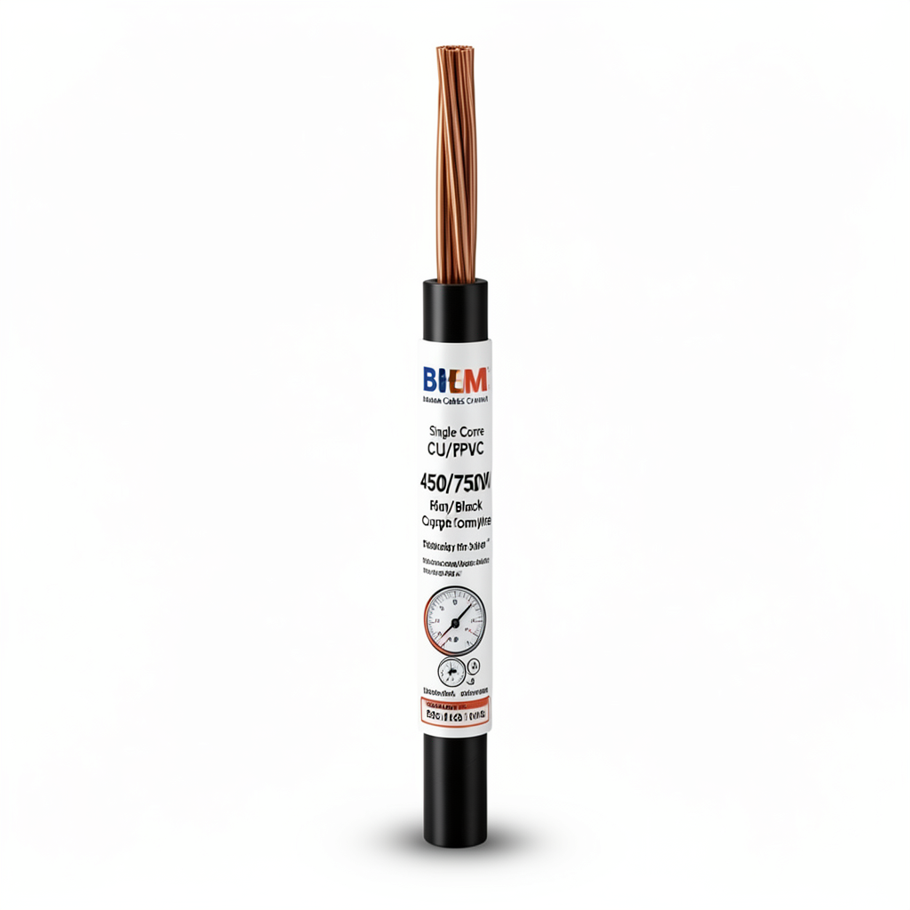 16mm Single Core Flexible Electric Wire CU/PVC, 450/750V, Black | Jeddah Cables Company