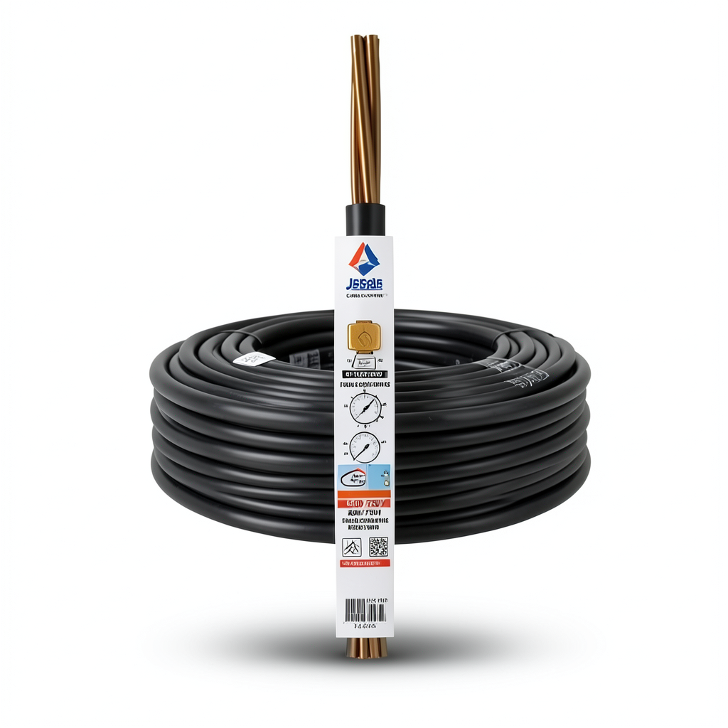 70mm Single Core Flexible Electric Wire CU/PVC, 450/750V, Black | Jeddah Cables Company
