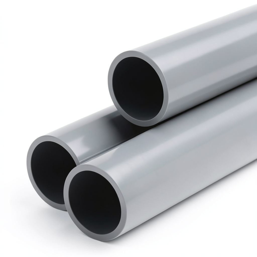 UPVC Pipe Aqtar Najd Class 4 Outside Diameter 500 mm Thickness 23.9 mm Gray