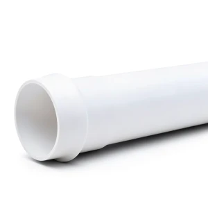 مواسير بلاستيك UPVC ضغط 4 بار كلاس 2، قطر خارجي 90 مم، سماكة 1.8 مم، لون أبيض