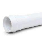 أنابيب بلاستيك UPVC ضغط 4 بار كلاس 2، مقاس 75 مم، سماكة 1.8 مم، لون أبيض