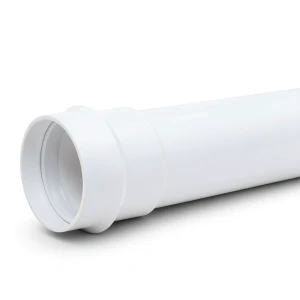 أنابيب بلاستيك UPVC ضغط 4 بار كلاس 2، مقاس 75 مم، سماكة 1.8 مم، لون أبيض