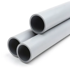 UPVC Plastic Pipe 50 mm Size 1.8 mm Thickness Gray Color