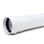 UPVC Plastic Pipe 50 mm Size, 2.4 mm Thickness, PN 10 Bar Class 4, White