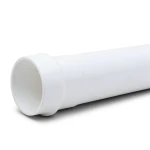 UPVC Plastic Pipe PN 6 Bar Class 3, 200 mm OD, 5.9 mm Thickness, White