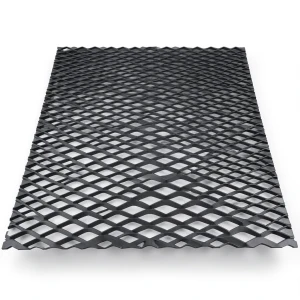 Hot Rolled Black Steel Expanded Metal Mesh Thickness 4.8 mm Width 2.44 m Length 4 m