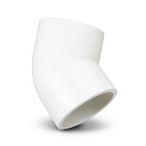 UPVC Plastic Elbow 45° 1¼ inch White