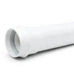 UPVC Plastic Pipe PN 4 Bar Class 2, 250 mm OD, 4.9 mm Thickness, White