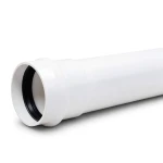 UPVC Pipe PN 4 Bar Class 2, Size 200 mm, Thickness 4 mm, White Color