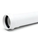 UPVC Plastic Pipe PN 4 Bar Class 2, Size 160 mm, Thickness 3.2 mm, White Color