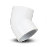 UPVC Elbow 45° Schedule 40 Size 4 inch White