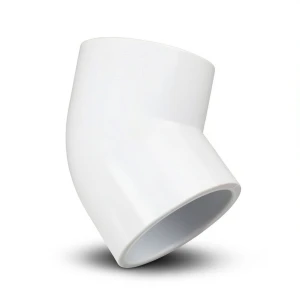 UPVC Elbow 45° Schedule 40 Size 4 inch White