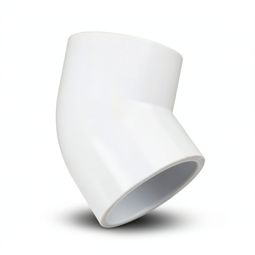 UPVC Elbow 45° Schedule 40 Size 4 inch White