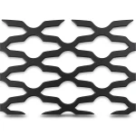 Hot Rolled Expanded Metal Mesh Mozakhraf Shape 1.4 mm Thickness 2.44×2 M