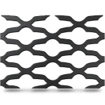 Hot Rolled Expanded Mesh Mozakhraf Shape Thickness 1.4 mm Size 2.44×3 M